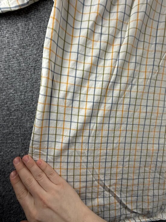 Paul & Shark Blue Yellow Check XL Short Sleeve Button-Down Nautical Pocket Men - Picture 11 of 13